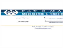 Tablet Screenshot of payomatic.trendsource.com